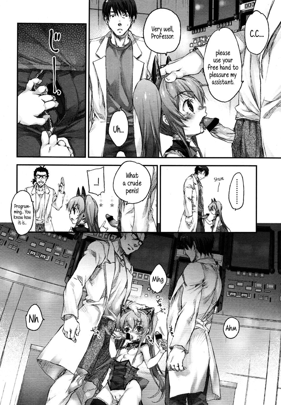 Hentai Manga Comic-Little Girl Shaped Urinating Android C.C.-Read-16